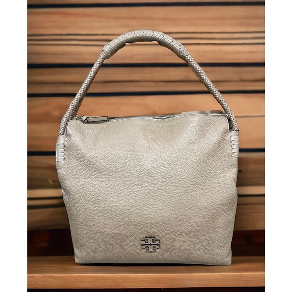Tory Burch Large Taylor Leather Hobo Bag - Picture 1 of 12